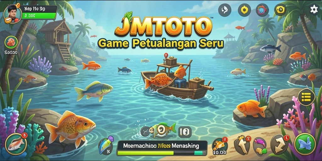 Tampilan antarmuka JMTOTO yang menarik dan mudah digunakan untuk pengalaman memancing.