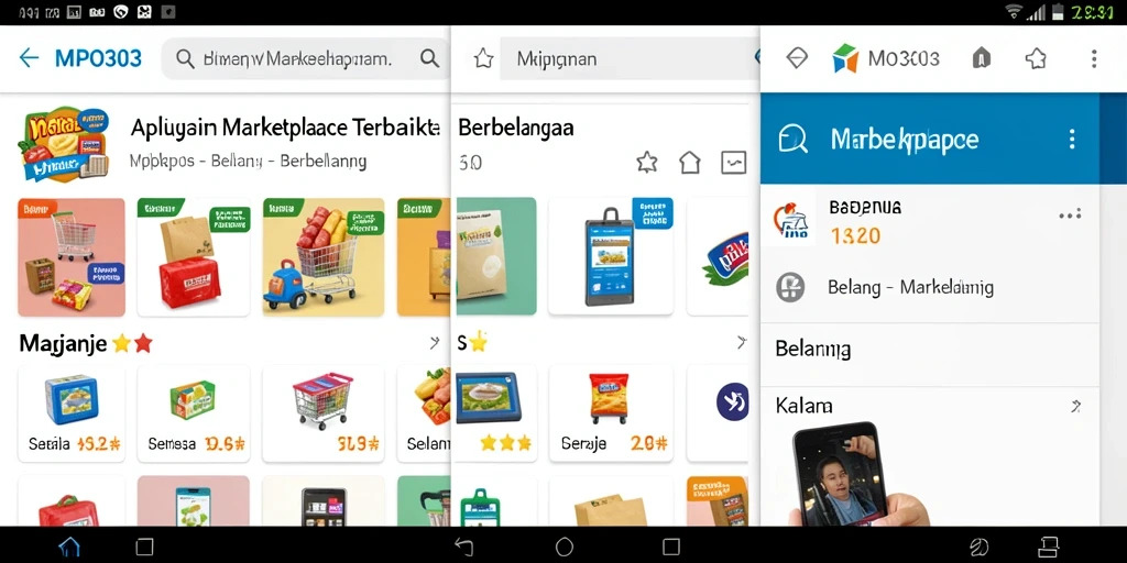 Tampilan antarmuka MPO303 yang intuitif dan menarik untuk digunakan.