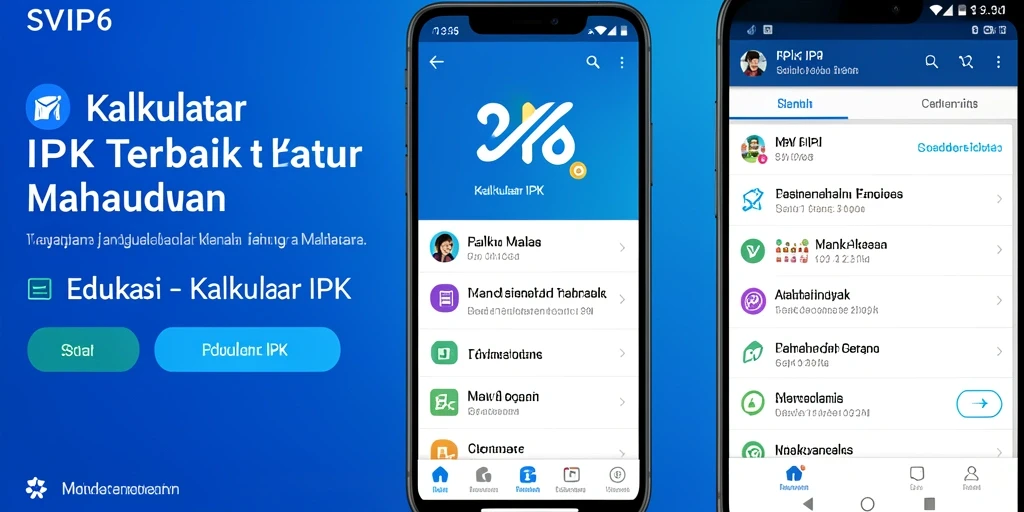 Tampilan antarmuka SVIP6 untuk Kalkulator IPK yang informatif.