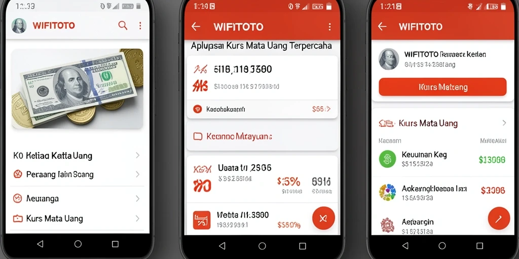 Tampilan antarmuka aplikasi WIFITOTO yang sederhana dan informatif.